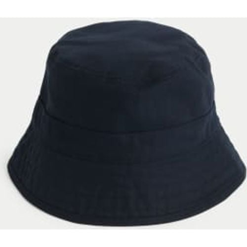 Mens Pure Cotton Herringbone Bucket Hat - - M&S Collection - Modalova