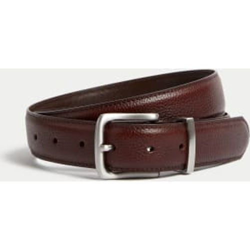 Mens Leather Textured Belt - - Autograph - Modalova