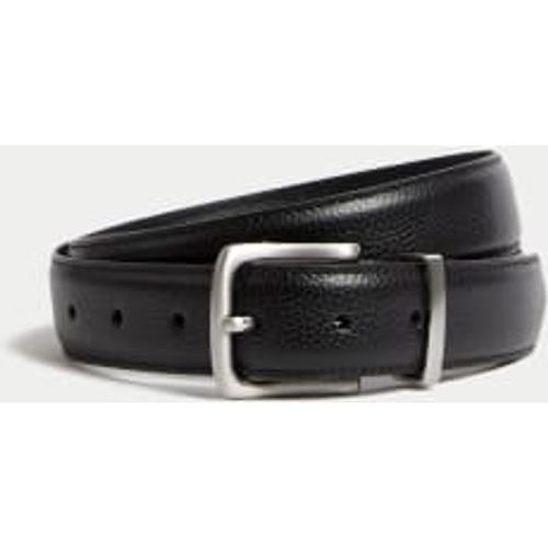 Mens Leather Textured Belt - - Autograph - Modalova