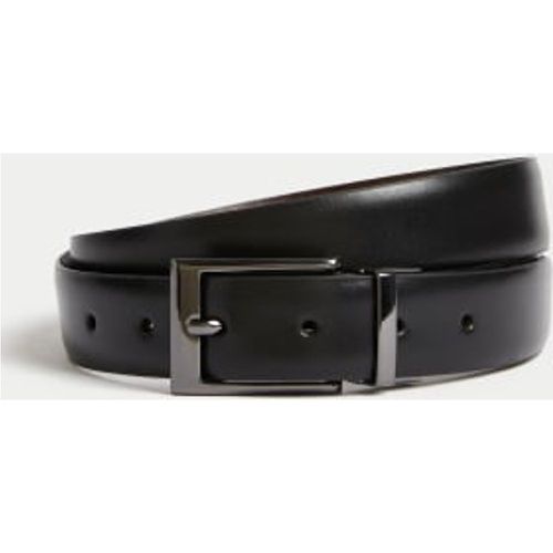 Mens Leather Reversible Belt - /, / - M&S Collection - Modalova