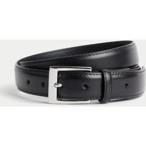 Mens Leather Stretch Belt - - M&S Collection - Modalova