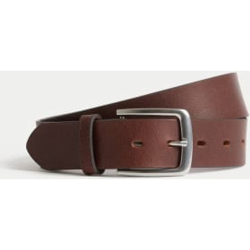 Mens Leather Casual Belt - - M&S Collection - Modalova