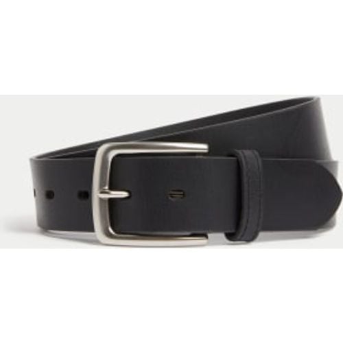 Mens Leather Casual Belt - - M&S Collection - Modalova