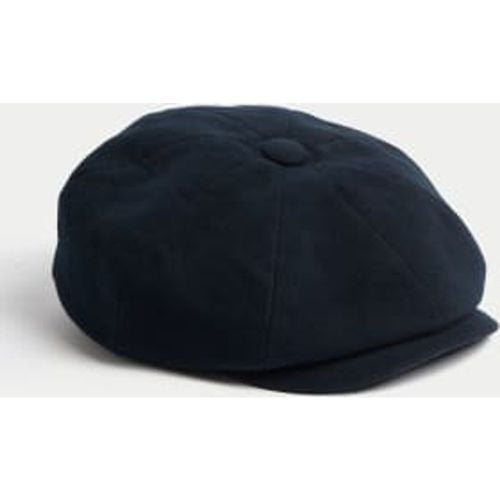 Mens Pure Cotton Baker Boy Hat with Stormwear™ - - M&S Collection - Modalova