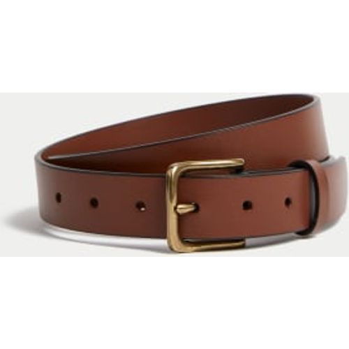 Mens Leather Belt - - M&S Collection - Modalova