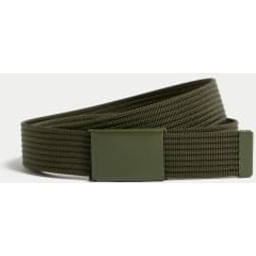 Mens Textured Clip Belt - - M&S Collection - Modalova