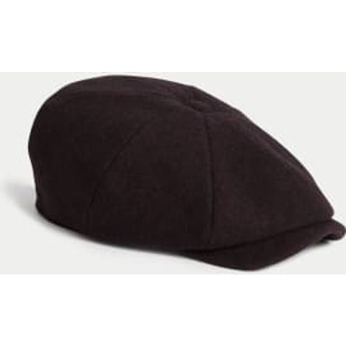 Mens Wool Blend Baker Boy Hat - - M&S x Ian Wright - Modalova