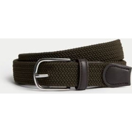 Mens Stretch Woven Casual Belt - - M&S Collection - Modalova