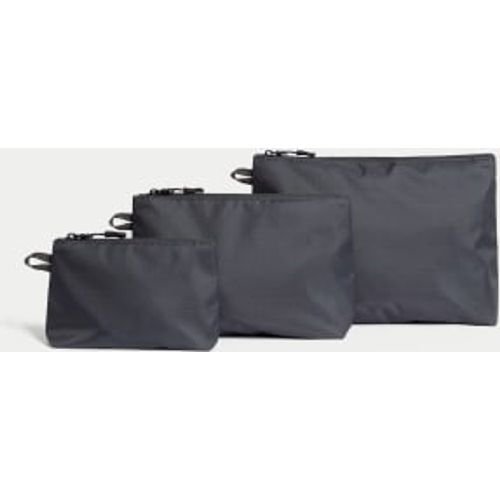 Mens 3pk Travel Pouches with Stormwear™ - - M&S Collection - Modalova