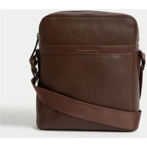 Mens Leather Pebble Grain Cross Body Bag - - Autograph - Modalova