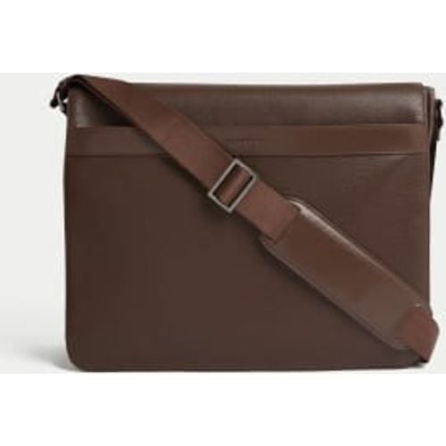 Mens Leather Messenger Bag - - Autograph - Modalova