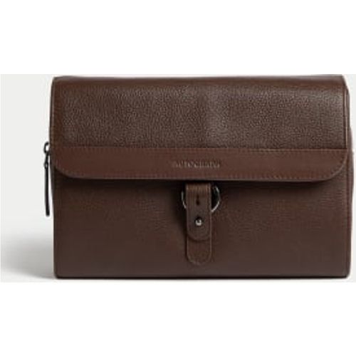 Mens Leather Washbag - - Autograph - Modalova