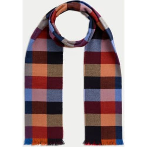 Mens Heatgen™ Checked Scarf - - M&S Collection - Modalova