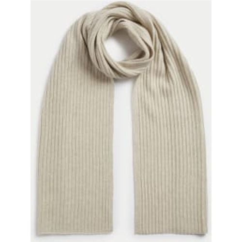 Mens Pure Cashmere Knitted Scarf - - Autograph - Modalova