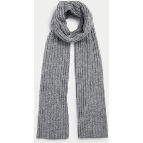 Mens Knitted Textured Scarf - - M&S Collection - Modalova