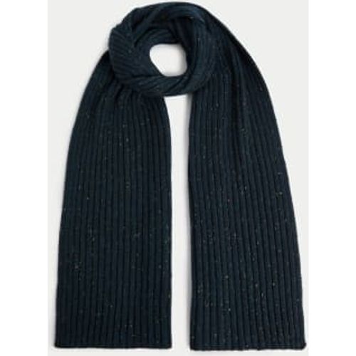 Mens Knitted Scarf - - M&S Collection - Modalova