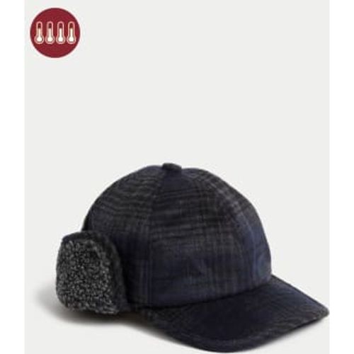 Mens Wool Blend Trapper Hat with Thermowarmth™ - - M&S Collection - Modalova