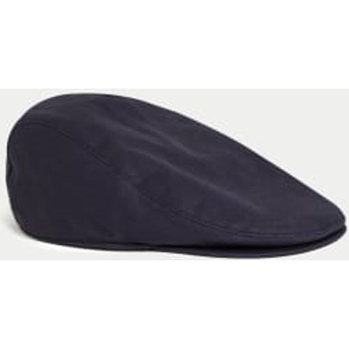 Mens Pure Cotton Textured Flat Cap - - M&S Collection - Modalova