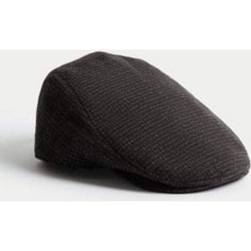 Mens Textured Flat Cap with Thermowarmth™ - - M&S Collection - Modalova