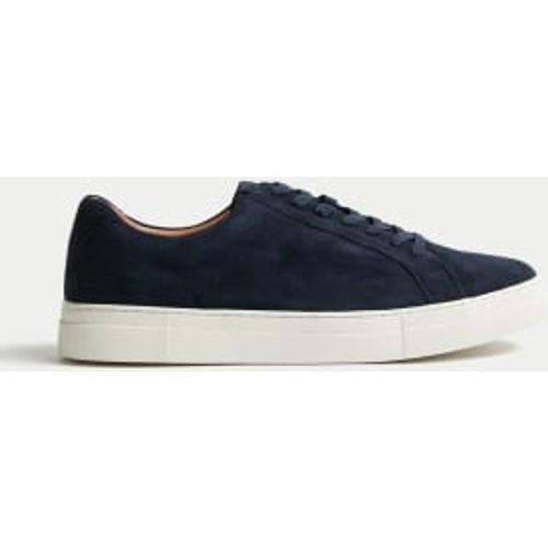 Mens Suede Lace Up Trainers with Freshfeet™ - - Autograph - Modalova