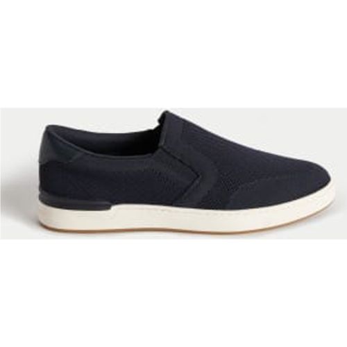 Mens Mesh Slip-On Trainers - - M&S Collection - Modalova