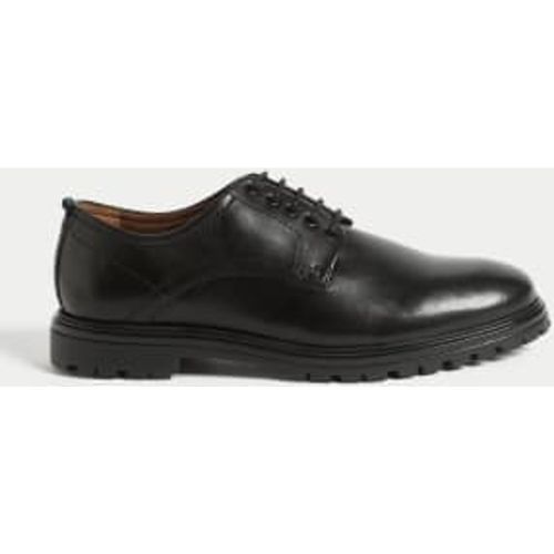 Mens Leather Derby Heritage Shoes - - M&S Collection - Modalova