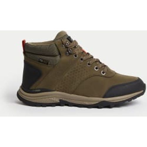 Mens Leather Waterproof Walking Boots - - TREK - Modalova