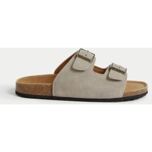 Mens Suede Slip-On Corkbed Sandals - M&S Collection - Modalova