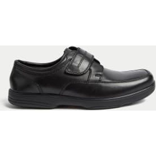 Mens Wide Fit Airflex™ Leather Shoes - - M&S Collection - Modalova