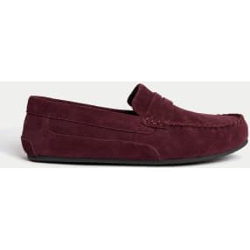 Mens Suede Slippers with Freshfeet™ - - M&S Collection - Modalova