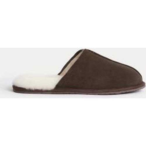 Mens Suede Mule Slippers with Freshfeet™ - - Autograph - Modalova