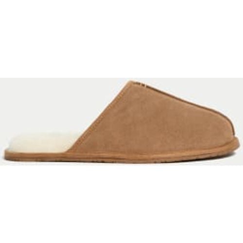 Mens Suede Mule Slippers with Freshfeet™ - - Autograph - Modalova