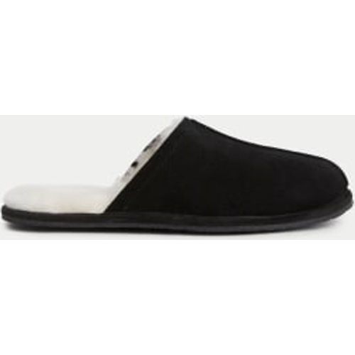 Mens Suede Mule Slippers with Freshfeet™ - - Autograph - Modalova