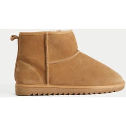 Mens Suede Slipper Boots with Freshfeet™ - - Autograph - Modalova