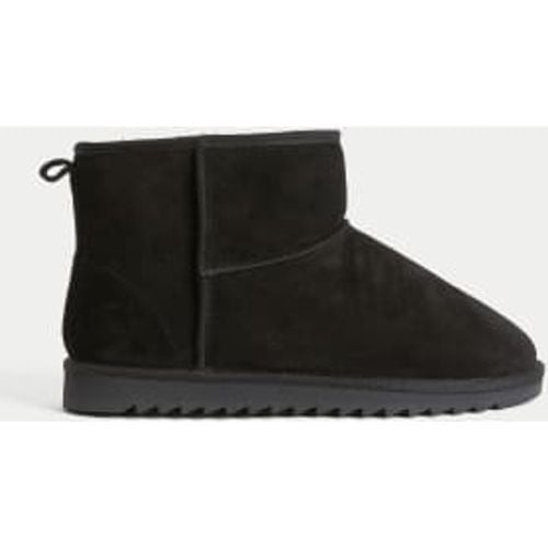 Mens Suede Slipper Boots with Freshfeet™ - - Autograph - Modalova