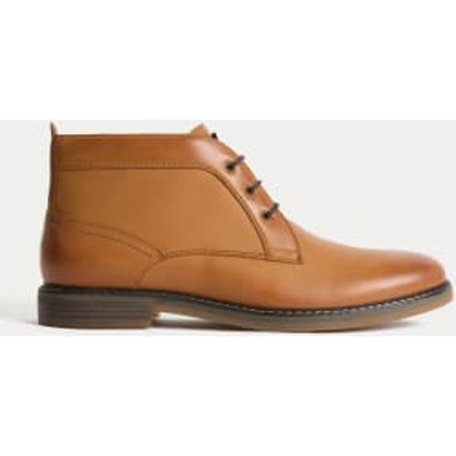 Mens Leather Chukka Boots - - M&S Collection - Modalova