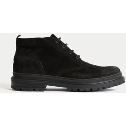 Mens Suede Casual Boots - - M&S Collection - Modalova