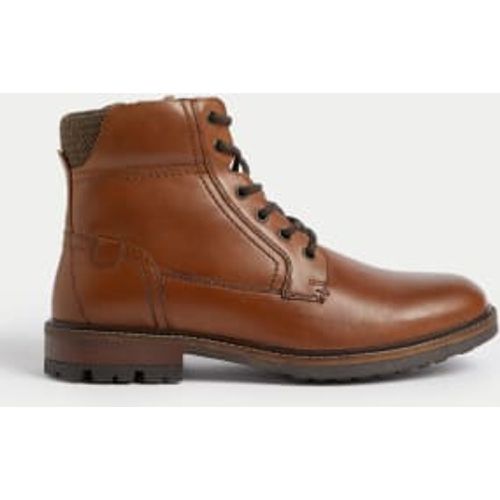 Mens Leather Casual Boots - - M&S Collection - Modalova