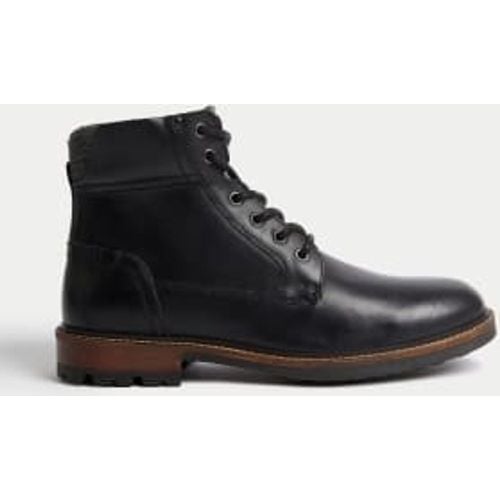 Mens Leather Casual Boots - - M&S Collection - Modalova