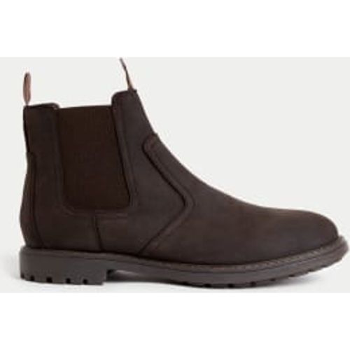 Mens Wide Fit Leather Waterproof Chelsea Boots - - M&S Collection - Modalova