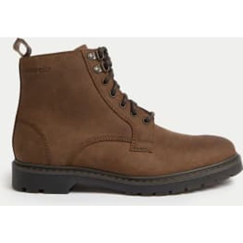 Mens Waterproof Leather Boots - - M&S Collection - Modalova