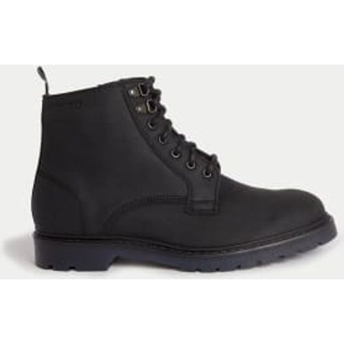 Mens Waterproof Leather Boots - - M&S Collection - Modalova