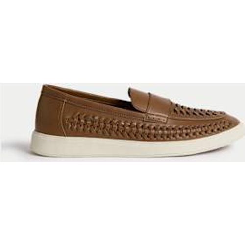 Mens Woven Slip-On Loafers - M&S Collection - Modalova