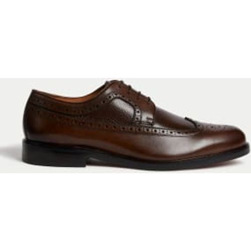 Mens Leather Brogues - - M&S SARTORIAL - Modalova