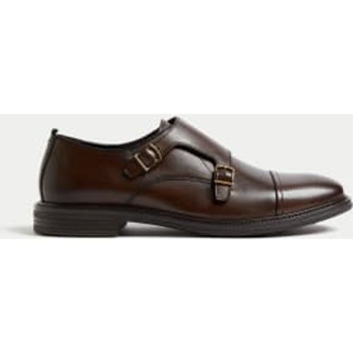 Mens Leather Monk Strap Shoes - - Autograph - Modalova