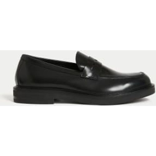 Mens Leather Slip-On Loafers - - Autograph - Modalova