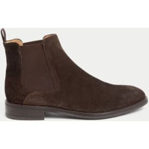 Mens Suede Pull-On Chelsea Boots - - M&S Collection - Modalova