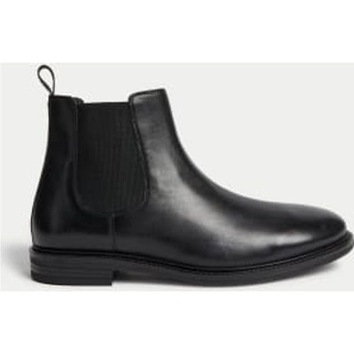 Mens Wide Fit Leather Chelsea Boots - - Autograph - Modalova