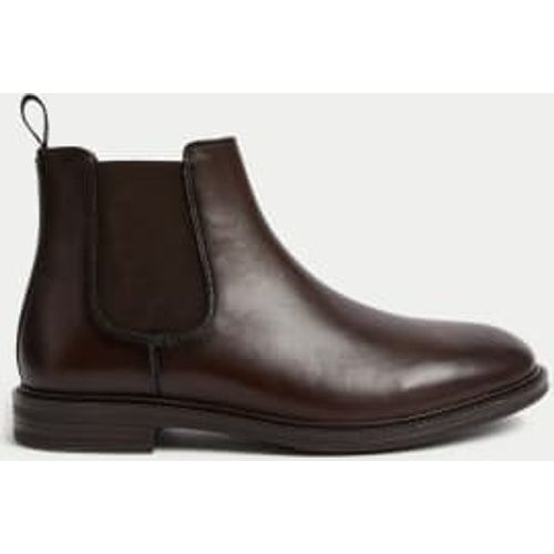 Mens Leather Pull-On Chelsea Boots - - Autograph - Modalova