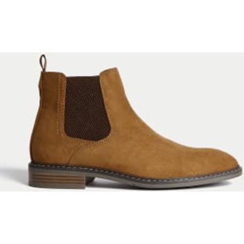 Mens Suedette Chelsea Boots - - M&S Collection - Modalova